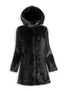 Wolfie Furs Made For Generations Premium Sheared Mink Fur Hooded Stroller Jacket