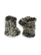 Saks Fifth Avenue Rabbit Fur Fingerless Gloves