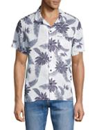 7 For All Mankind Aloha Print Linen Shirt