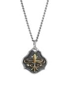 King Baby Studio Armor Sterling Silver Shield Pendant Necklace