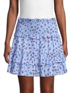Parker Sugar Floral Ruffle Mini Skirt