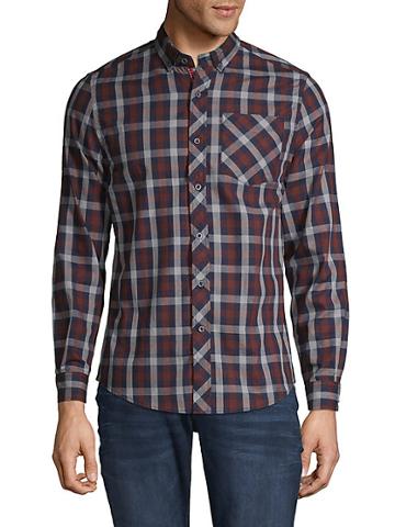 Heritage Report Collection Plaid-print Long-sleeve Shirt
