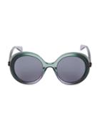 Gucci 53mm Round Shield Sunglasses