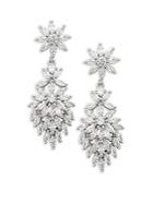 Saks Fifth Avenue Cubic Zirconia Floral Drop Earrings