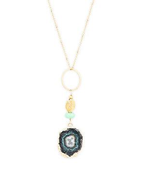 Alanna Bess Linked Pendant Chain Necklace