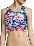 Nanette Lepore Patterned Athletic Sports Top