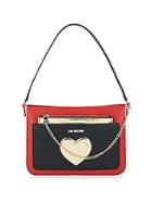 Love Moschino Colorblock Leather Shoulder Bag