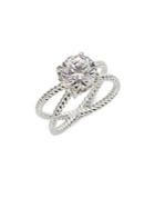 Saks Fifth Avenue Round Rope Split Shank Solitaire Ring