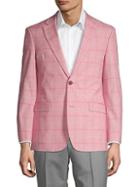 Tommy Hilfiger Windowpane Plaid Suit Jacket