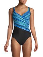 Miraclesuit Printed 1-piece Swimsuit
