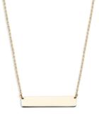 Saks Fifth Avenue 14k Yellow Gold Bar Pendant Necklace