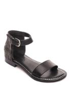 Bernardo Taci Leather Ankle Strap Sandals