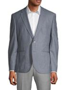 Boss Hugo Boss Gingham Regular-fit Wool Jacket