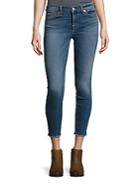7 For All Mankind Gwenevere Ankle Frayed Jeans