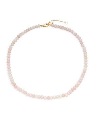 La Soula Pink Opal Beaded Necklace