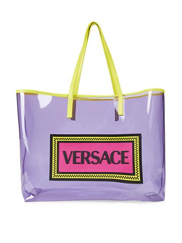Versace Collection Logo Plastic Tote