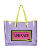 Versace Collection Logo Plastic Tote