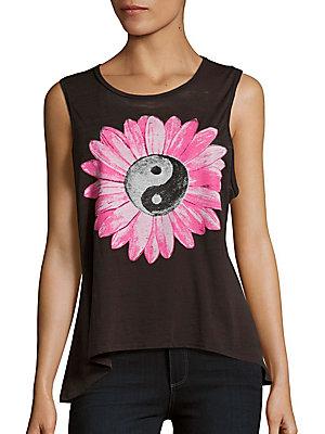 Chaser Flounce Union Jersey Tank Top