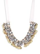Saks Fifth Avenue Crystal Statement Necklace