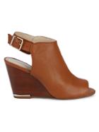 Kenneth Cole New York Merrick Leather Wedge Sandals