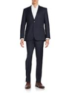 English Laundry Modern Fit Peaked-lapel Wool Suit
