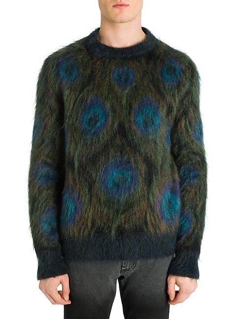 Alexander Mcqueen Peacock Crewneck Sweater