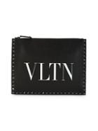 Valentino Garavani Studded Logo Leather Handbag