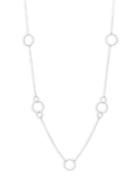 Saks Fifth Avenue Sterling Silver Twisted Circle Necklace