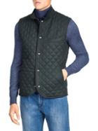 Isaia Quilted Cashmere Vest