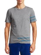Madison Supply Placement Linear Cotton Tee