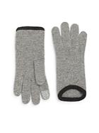 Saks Fifth Avenue Smartphone Capable Trimmed Gloves