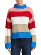 Scripted Wide Stripe Sweater