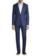 Boss Hugo Boss Slim-fit Vitale Barberis Canonico Windowpane Wool Suit