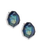 Michael Aram Crystal & Sterling Silver Stud Earrings