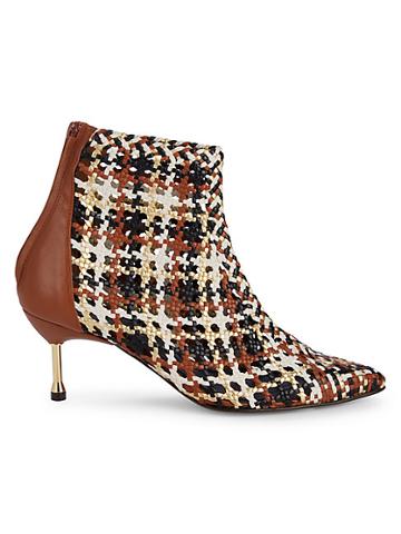 Souliers Martinez Mahon Braided Leather Booties