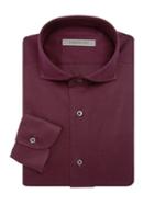 Corneliani Contemporary-fit Pique Jersey Dress Shirt