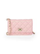 Saks Fifth Avenue Made In Italy Quilted Leather Crossbody Bag
