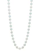 Saks Fifth Avenue 14k Yellow Gold Linked Blue Topaz Necklace