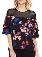 Vince Camuto Floral Illusion Top