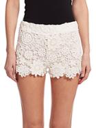 Nightcap Clothing Floral Lace Shorts
