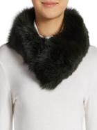 Saks Fifth Avenue Fox Fur Convertible Collar