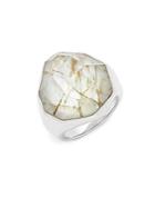 Michael Aram Mother-of-pearl And Sterling Silver Ring