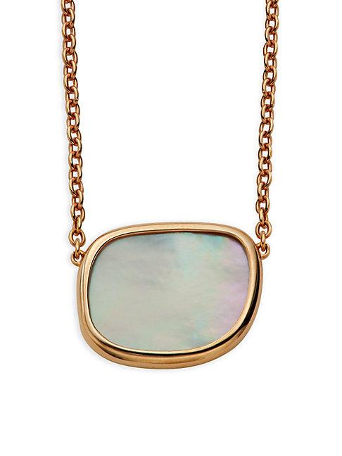 Roberto Coin 18k Rose Gold & Mother-of-pearl Pendant Necklace