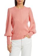 Joie Ronita Puff-sleeve Ribbed Sweater