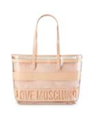 Love Moschino Logo Clear Tote