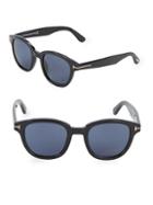 Tom Ford Eyewear 49mm Classic Round Sunglasses