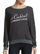 Wildfox Roundneck Message Printed Pullover