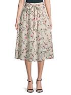 J.o.a. Floral-print Midi Skirt