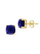 Effy 14k Yellow Gold & Lapis Lazuli Stud Earrings