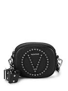 Valentino By Mario Valentino Nina Studded Logo Leather Crossbody Bag